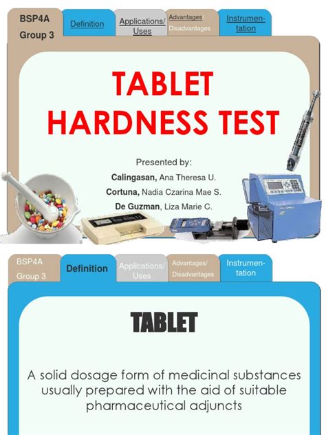 hardness test tablets|hardness test for tablets pdf.